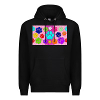 Black paw print Premium Hoodie - TumblerDesignByShophia