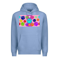 Colony Blue paw print Premium Hoodie - TumblerDesignByShophia