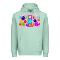 Seafoam paw print Premium Hoodie - TumblerDesignByShophia