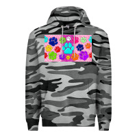 Slate Camo paw print Premium Hoodie - TumblerDesignByShophia