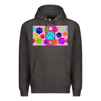 Smoke paw print Premium Hoodie - TumblerDesignByShophia