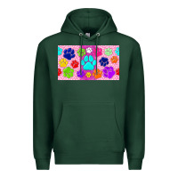 Sports Green paw print Premium Hoodie - TumblerDesignByShophia