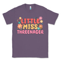 Lavender little miss threenager Classic Tee - MaliasSmallBusiness