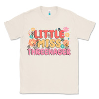 Natural little miss threenager Classic Tee - MaliasSmallBusiness