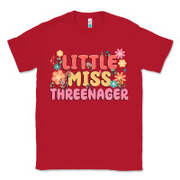 Red little miss threenager Classic Tee - MaliasSmallBusiness