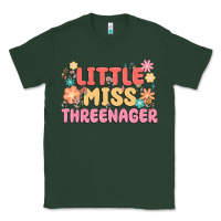 Sports Green little miss threenager Classic Tee - MaliasSmallBusiness