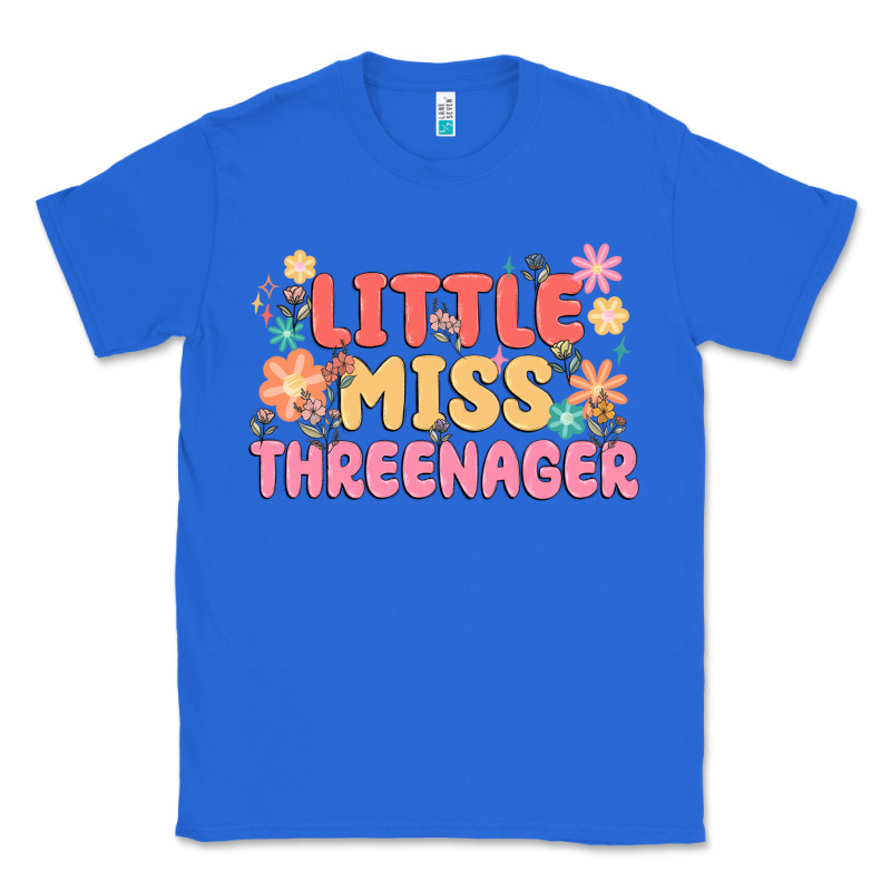 Little Miss Threenager Classic Tee by MaliasSmallBusiness | Teevron