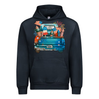 Navy Customize USA truck Urban Hoodie - FaDigitalArtStudio