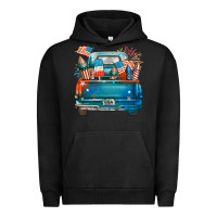 Pigment Black Customize USA truck Urban Hoodie - FaDigitalArtStudio