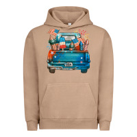 Pigment Burro Customize USA truck Urban Hoodie - FaDigitalArtStudio