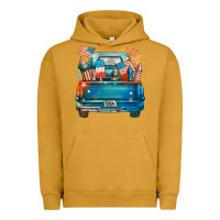 Pigment Peanut Butter Customize USA truck Urban Hoodie - FaDigitalArtStudio