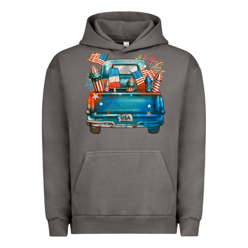 Customize Usa Truck Urban Hoodie by FaDigitalArtStudio | Teevron