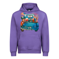 Tulip Customize USA truck Urban Hoodie - FaDigitalArtStudio
