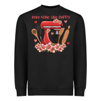 Black bake same one happy Heavyweight Sweatshirt - MaliasSmallBusiness