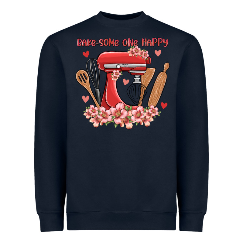 Bake Same One Happy Heavyweight Sweatshirt by MaliasSmallBusiness | Teevron
