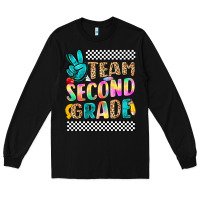 Black team second grade Long Sleeve Tee - NancyCooperArtShop