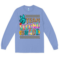 Colony Blue team second grade Long Sleeve Tee - NancyCooperArtShop