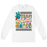 White team second grade Long Sleeve Tee - NancyCooperArtShop