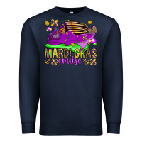 Navy Mardi Gras Cruise Premium Sweatshirt - HowdyJamesFarm
