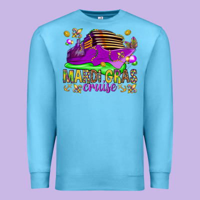 Mardi Gras Cruise Premium Sweatshirt Designed By Howdyjamesfarm