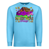 Ocean Blue Mardi Gras Cruise Premium Sweatshirt - HowdyJamesFarm