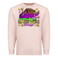 Pale Pink Mardi Gras Cruise Premium Sweatshirt - HowdyJamesFarm