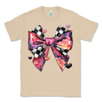 Mushroom coquette bow floral checkered pattern Classic Tee - JahusDesignShop