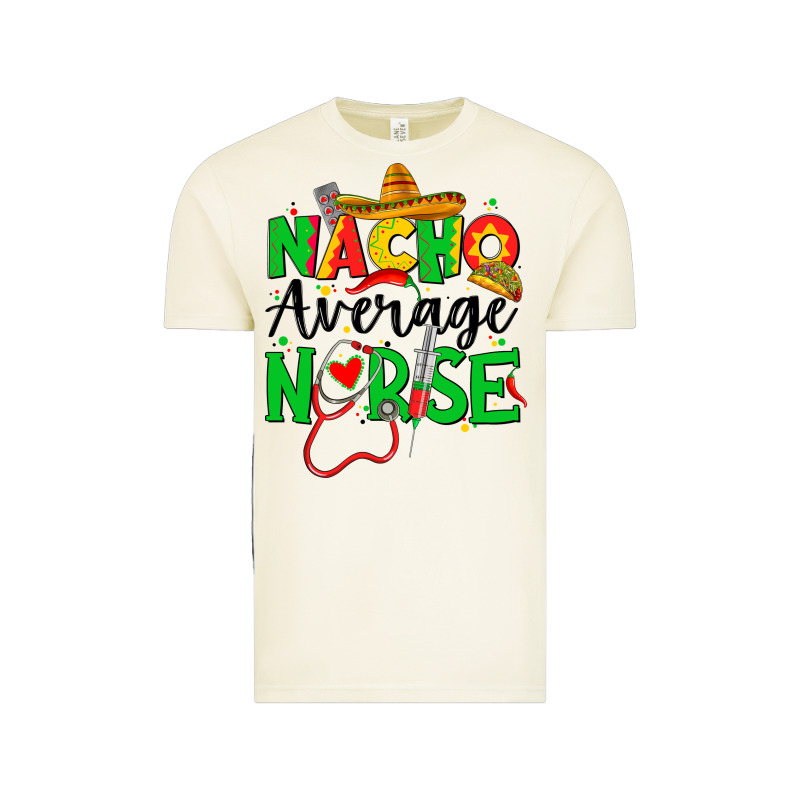 Nacho Average Nurse Vintage Tee by JahusDesignShop | Teevron