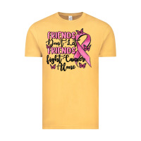 Vintage Mustard friends dont let friends fight cancer alone Vintage Tee - MaliasSmallBusiness