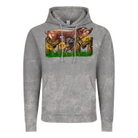 Cloud Rock Western Mom With Duroc Pig And Baby Pig Vintage Hoodie - LillyAllenDesigns