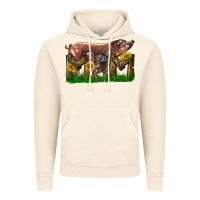 Vintage Artic Western Mom With Duroc Pig And Baby Pig Vintage Hoodie - LillyAllenDesigns