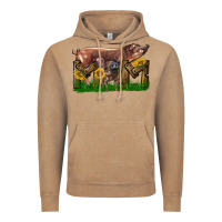 Vintage Coffee Western Mom With Duroc Pig And Baby Pig Vintage Hoodie - LillyAllenDesigns