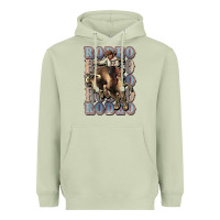 Matcha Rodeo Cowboy bull western Heavyweight Hoodie - HowdyJamesFarm