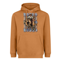 Meerkat Rodeo Cowboy bull western Heavyweight Hoodie - HowdyJamesFarm