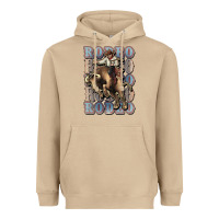 Mushroom Rodeo Cowboy bull western Heavyweight Hoodie - HowdyJamesFarm