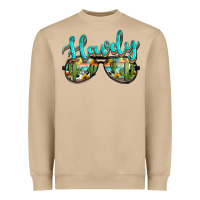 Mushroom western howdy police sunglasses Heavyweight Sweatshirt - NancyCooperArtShop