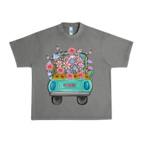 Tornado truck with flowers malia Urban Heavy Tee - MaliasSmallBusiness