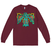 Burgundy thunderbird Long Sleeve Tee - JahusDesignShop