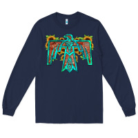Navy thunderbird Long Sleeve Tee - JahusDesignShop