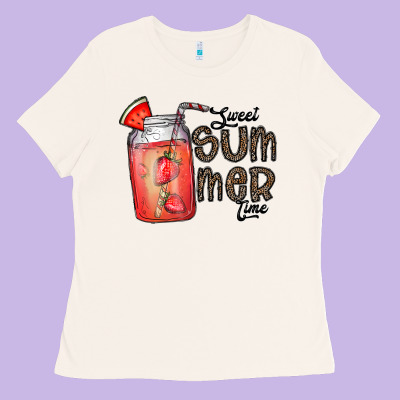 Summer Ladies Tee Designed By Cowhidedigitalart