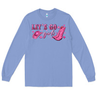 Colony Blue lets go girls Long Sleeve Tee - NancyCooperArtShop