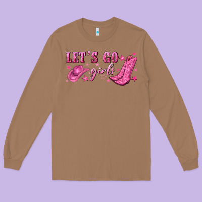 Lets Go Girls Long Sleeve Tee Designed By Nancycooperartshop