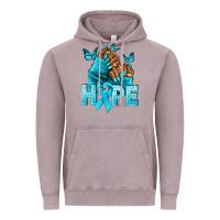 Vintage Zinc hope tealribbonovarian cancer nails Vintage Hoodie - NancyCooperArtShop