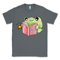 Charcoal Heather dont bug me or ı will eat you Classic Tee - MaliasSmallBusiness