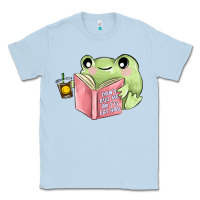 Dusty Blue dont bug me or ı will eat you Classic Tee - MaliasSmallBusiness