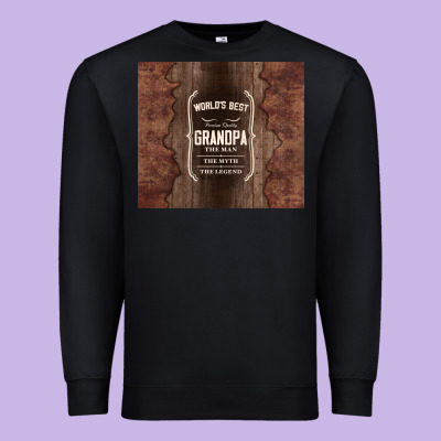 World's Best Grandpa Premium Sweatshirt Designed By Tumblerdesignbyshophia