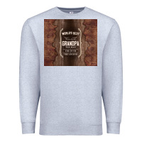 Heather Grey world's best grandpa Premium Sweatshirt - TumblerDesignByShophia