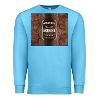 Ocean Blue world's best grandpa Premium Sweatshirt - TumblerDesignByShophia
