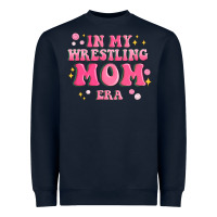 Navy in my wrestling mom era Heavyweight Sweatshirt - MaliasSmallBusiness