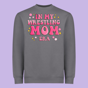 In My Wrestling Mom Era Heavyweight Sweatshirt Designed By Maliassmallbusiness